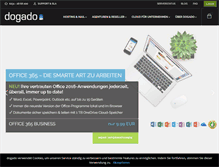 Tablet Screenshot of dogado.de